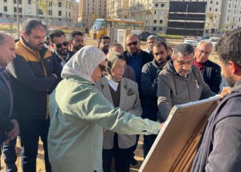 مسئولو جهاز العاصمة الجديدة يتفقدون الحي السكني الخامس (R5)لدفع الأعمال الجارية