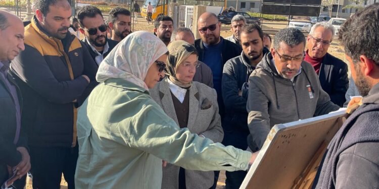 مسئولو جهاز العاصمة الجديدة يتفقدون الحي السكني الخامس (R5)لدفع الأعمال الجارية