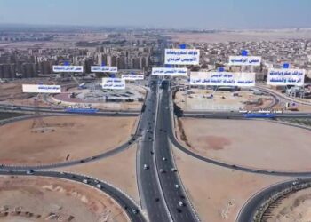 “النقل” تستعرض بالصور محطة الاتوبيس الترددي BRT بتقاطع الطريق الدائري مع طريق الفيوم