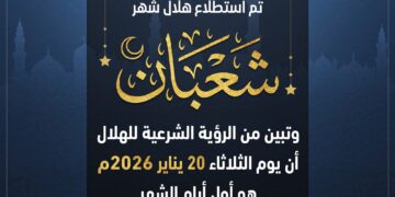 دار الإفتاء المصرية تستطلع هلال شهر شعبان لعام 1447هـ