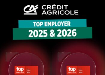 "بنك كريدي اجريكول مصر " يحصل على شهادة "أفضل جهة عمل" من المؤسسة العالمية 4 “بنك كريدي اجريكول مصر ” يحصل على شهادة “أفضل جهة عمل” من المؤسسة العالمية