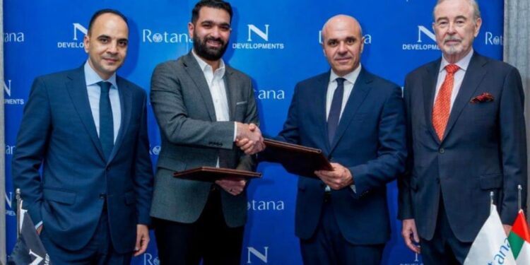 "نواصي العقارية" توقّع عقد إدارة وتشغيل مشروع N LINE مع "روتانا العالمية" ضمن مشروع NEST بالقاهره الجديد 1 “نواصي العقارية” توقّع عقد إدارة وتشغيل مشروع N LINE مع “روتانا العالمية” ضمن مشروع NEST بالقاهره الجديد