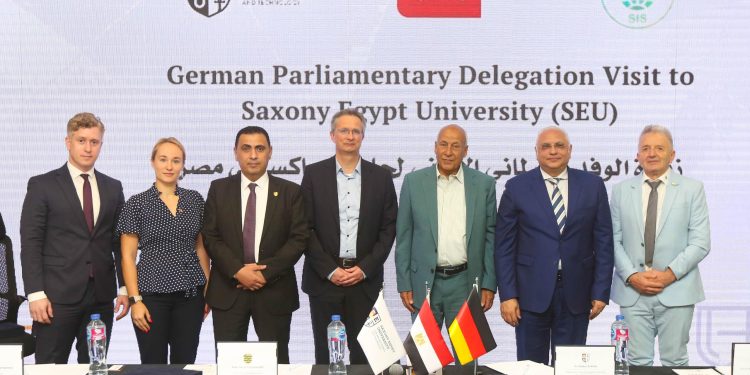 جامعة «ساكسوني مصر» تستقبل وفدًا برلمانيًا ألمانيًا رفيع المستوى لبحث سبل التعاون الأكاديمي   