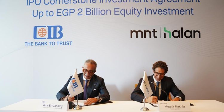 "CIB" يوقع اتفاقية استثمار رئيسي في الطرح المقترح لشركة "MNT-Halan" باستثمار يصل إلى ملياري جنيه 1 “CIB” يوقع اتفاقية استثمار رئيسي في الطرح المقترح لشركة “MNT-Halan” باستثمار يصل إلى ملياري جنيه